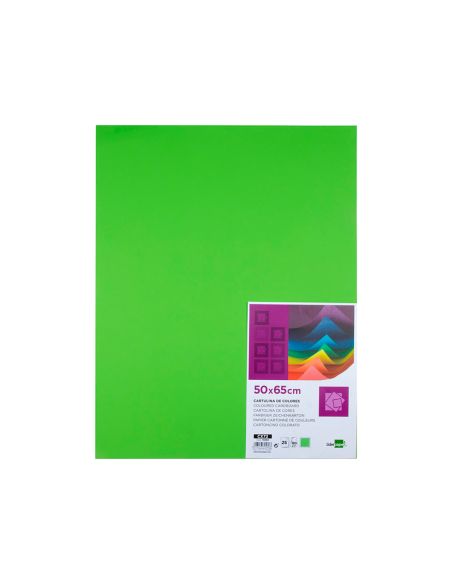 Cartulina Liderpapel 50X65 Cm 180G/M2 Verde Pistacho Paquete De 25 Hojas