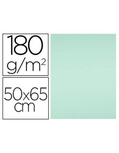 Cartulina Liderpapel 50X65 Cm 180G/M2 Verde Paquete De 25 Hojas