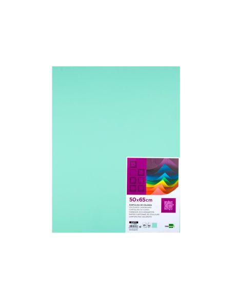 Cartulina Liderpapel 50X65 Cm 180G/M2 Verde Paquete De 25 Hojas