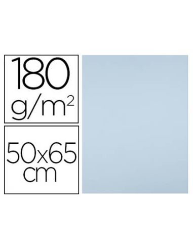 Cartulina Liderpapel 50X65 Cm 180G/M2 Azul Paquete De 25 Hojas