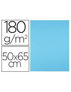 Cartulina Liderpapel 50X65 Cm 180G/M2 Celeste Paquete De 25 Hojas