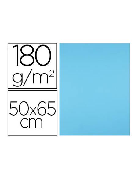 Cartulina Liderpapel 50X65 Cm 180G/M2 Celeste Paquete De 25 Hojas