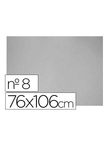 Carton Gris Nº 8 75X105 Cm Hoja