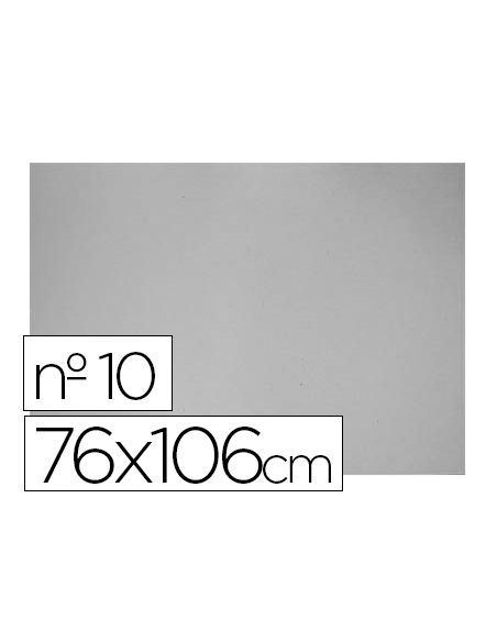 Carton Gris Nº 10 75X105 Cm Hoja