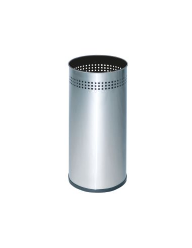 Paraguero Metalico 314 Perforado Plateado 50X21,5 Cm