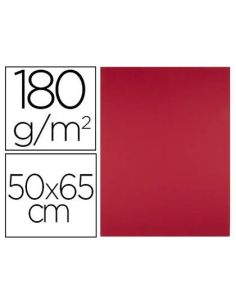 Cartulina Liderpapel 50X65 Cm 180G/M2 Rojo Navidad Paquete De 25 Hojas