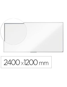Pizarra Blanca Nobo Essence Acero Lacado 2400X1200 Mm