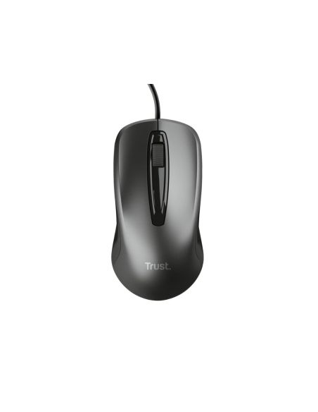Raton Trust Basic Optico 4 Botones 1200 Dpi Usb 2.0 Color Negro
