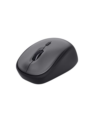 Raton Trust Yvi+ Optico Inalambrico Eco 4 Botones 800/1600 Dpi Usb 2.0 Color Negro