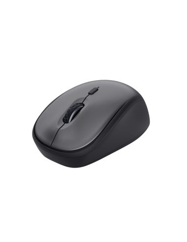 Raton Trust Yvi+ Optico Inalambrico Eco 4 Botones 800/1600 Dpi Usb 2.0 Color Negro