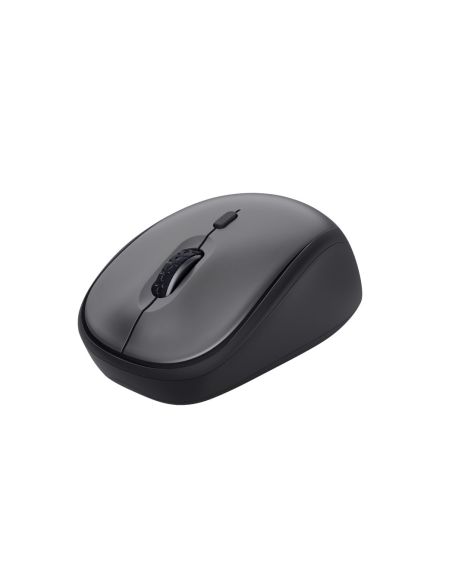 Raton Trust Yvi+ Optico Inalambrico Eco 4 Botones 800/1600 Dpi Usb 2.0 Color Negro