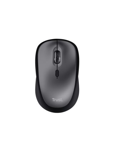 Raton Trust Yvi+ Optico Inalambrico Eco 4 Botones 800/1600 Dpi Usb 2.0 Color Negro