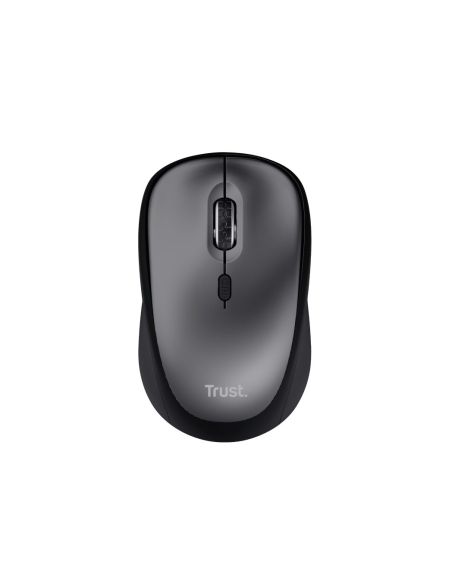 Raton Trust Yvi+ Optico Inalambrico Eco 4 Botones 800/1600 Dpi Usb 2.0 Color Negro