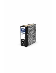 Archivador Jaspeado Papel 2 Mm Novoclas 1/4 Apaisado 65Mm Negro Fsc Novoclas Unisystem