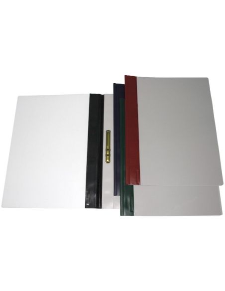Dosier Fastener Pvc Folio Burdeos