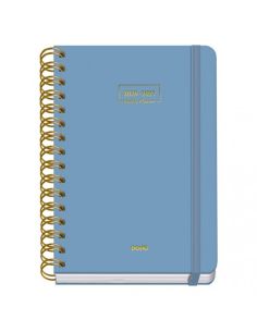 Agenda Premium Azul 2026-2027 Día Página Tamaño A5