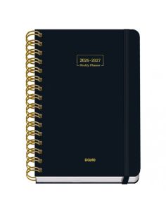 Agenda Premium Negro 2026-2027 Día Página Tamaño A5