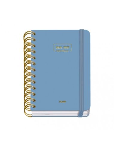 Agenda Premium Azul 2026-2027 Día Página Tamaño A6