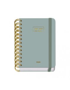 Agenda Premium Verde 2026-2027 Día Página Tamaño A6
