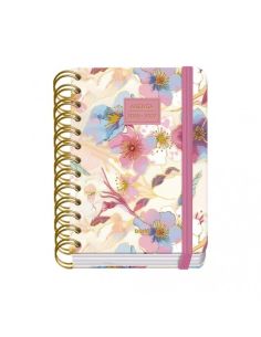 Agenda Premium Magnolia 2026-2027 Día Página Tamaño A6
