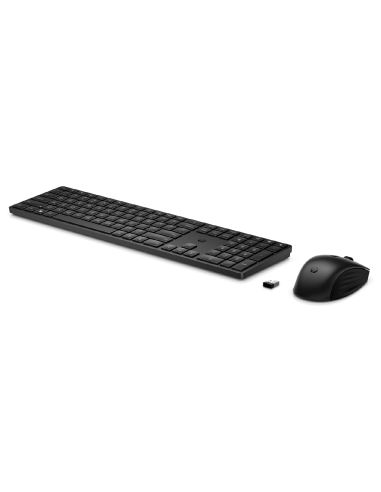 Set Teclado + Raton Inalambrico Hp Combo 655 Color Negro