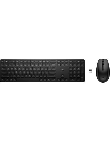 Set Teclado + Raton Inalambrico Hp Combo 655 Color Negro