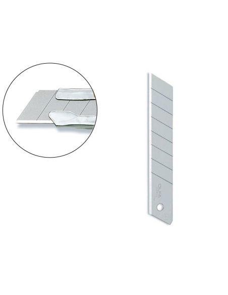 Repuesto Cuchilla Cutter Olfa Ancho 18 Mm Para Cuter L-1 Blister De 10 Unidades|Libreriasalesiana