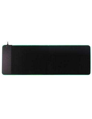 Alfombrilla Para Raton Q-Connect Con Cargador Inalambrico E Iluminacion Rgb Color Negro 800X300X4 Mm