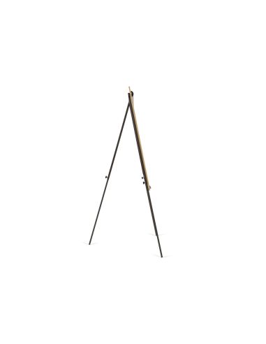 Pizarra Blanca Rocada Tripode Lacada Magnetica Brazo Extensible Tablero Color Roble 69X99 Cm Altura