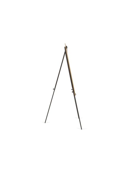 Pizarra Blanca Rocada Tripode Lacada Magnetica Brazo Extensible Tablero Color Roble 69X99 Cm Altura