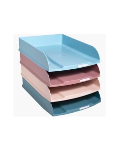 Bandeja Sobremesa Exacompta Combo Styli Plastico Reciclado Set 4 Unidades Colores Surtidos