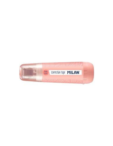 Cinta Correctora Milan 5 Mm X 6 M Coleccion 430 Since 1918 Rosa Blister De 1 Unidad + 1 Recambio