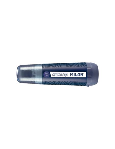 Cinta Correctora Milan 5 Mm X 6 M Coleccion 430 Since 1918 Azul Marino Blister De 1 Unidad + 1 Recambio