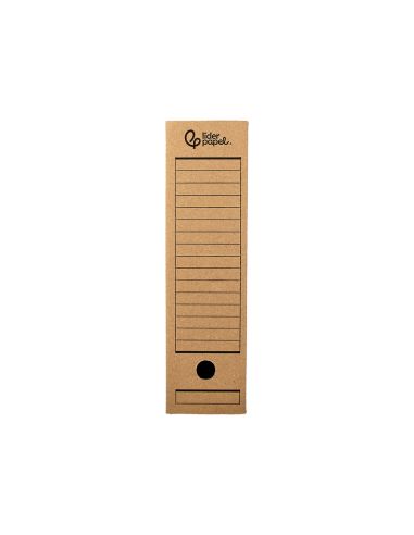 Caja Archivo Definitivo Liderpapel Din A4 Carton Reciclado 325G/M2 Lomo 82 Mm Kraft 325X82X250 Mm
