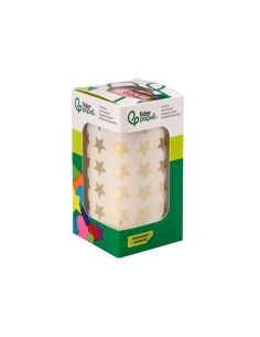Gomets Liderpapel Autoadhesivo Estrellas Doradas Surtidas 2500 Unidades En Caja De Carton 2