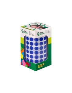 Gomets Liderpapel Autoadhesivo Circulos 10,5 Mm Azul Rollo De 6000 Unidades En Caja De Carton 2