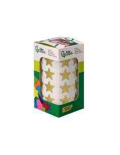 Gomets Liderpapel Autoadhesivo Estrellas Doradas 20 Mm 1500 Unidades En Caja De Carton 2