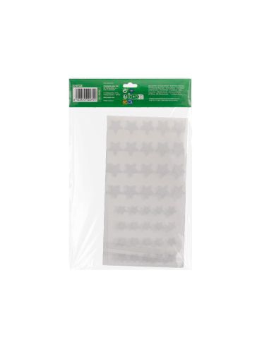 Gomets Liderpapel Autoadhesivo Estrellas Plateadas Surtidas Bolsa De 5 Hojas Con 200 Unidades
