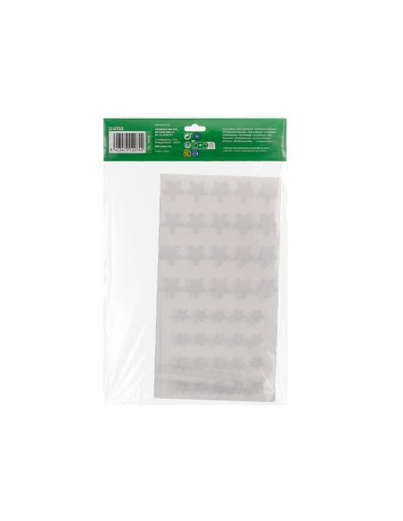 Gomets Liderpapel Autoadhesivo Estrellas Plateadas Surtidas Bolsa De 5 Hojas Con 200 Unidades
