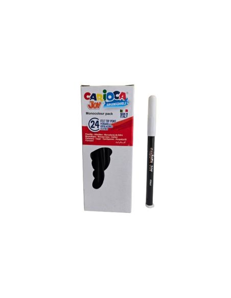 Rotulador Carioca Joy Punta Fina 2,8 Mm Lavable Color Negro
