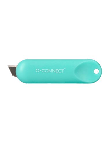Cuter Q-Connect Plastico Mini De Seguridad Retractil Modelos Y Colores Surtidos Expositor 30 Unidades