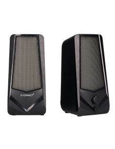 Altavoces Q-Connect Bluetooth Con Iluminación Rgb Pot Encia Maxima 2X3W Control De Volumen Color Negro 2