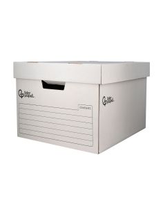 Cajon Contenedor Liderpapel Carton Automatico Para 4 Cajasarchivo Definitivo Folio / 5 Archivadores A-Z 430X383X265Mm 2