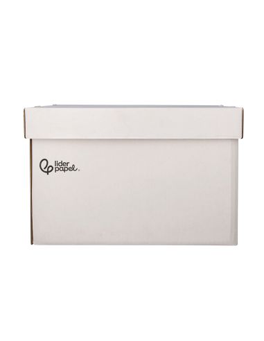 Cajon Contenedor Liderpapel Carton Automatico Para 3 Cajasarchivo Definitivo Folio / 4 Archivadores A-Z 387X333X260Mm