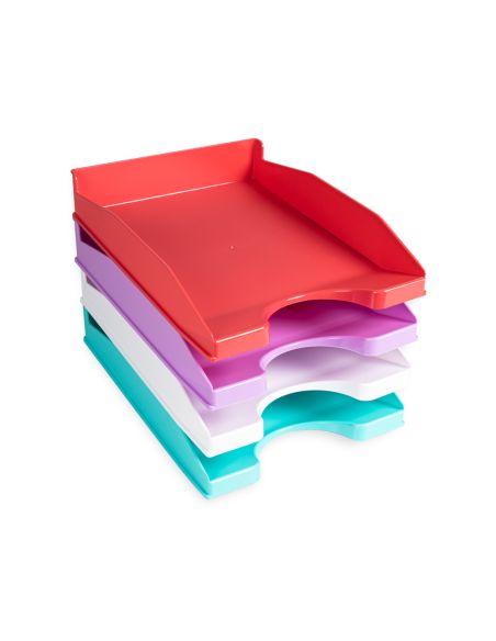 Bandeja Sobremesa Plastico Q-Connect Blanco Opaco 240X70X340 Mm