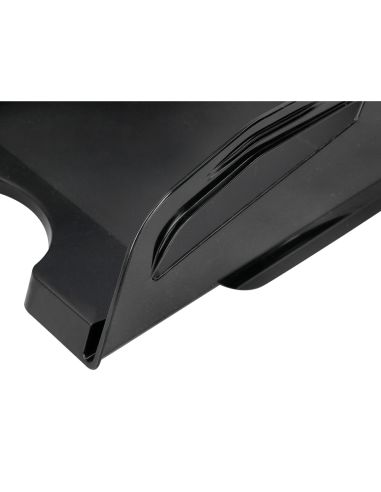 Bandeja Sobremesa Plastico Q-Connect Gran Capacidad Con Asa Negro Opaco 386X270X115Mm