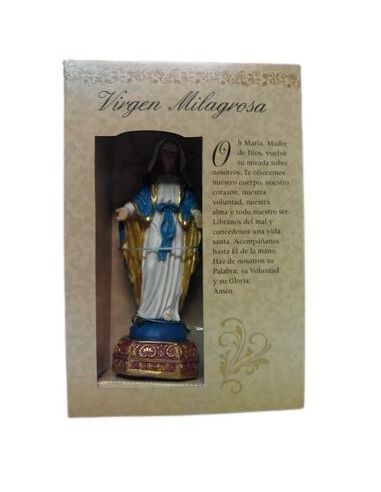Milagrosa 12Cm Resina Con Oracion
