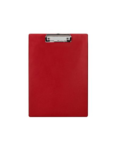 Portanotas Q-Connect Plastico 50% Reciclado Din A4 Rojo Grosor 2,1 Mm