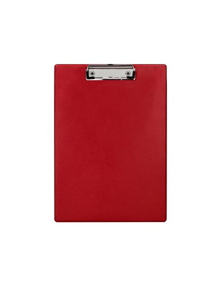 Portanotas Q-Connect Plastico 50% Reciclado Din A4 Rojo Grosor 2,1 Mm