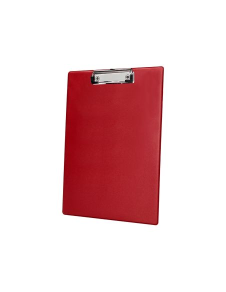 Portanotas Q-Connect Plastico 50% Reciclado Din A4 Rojo Grosor 2,1 Mm